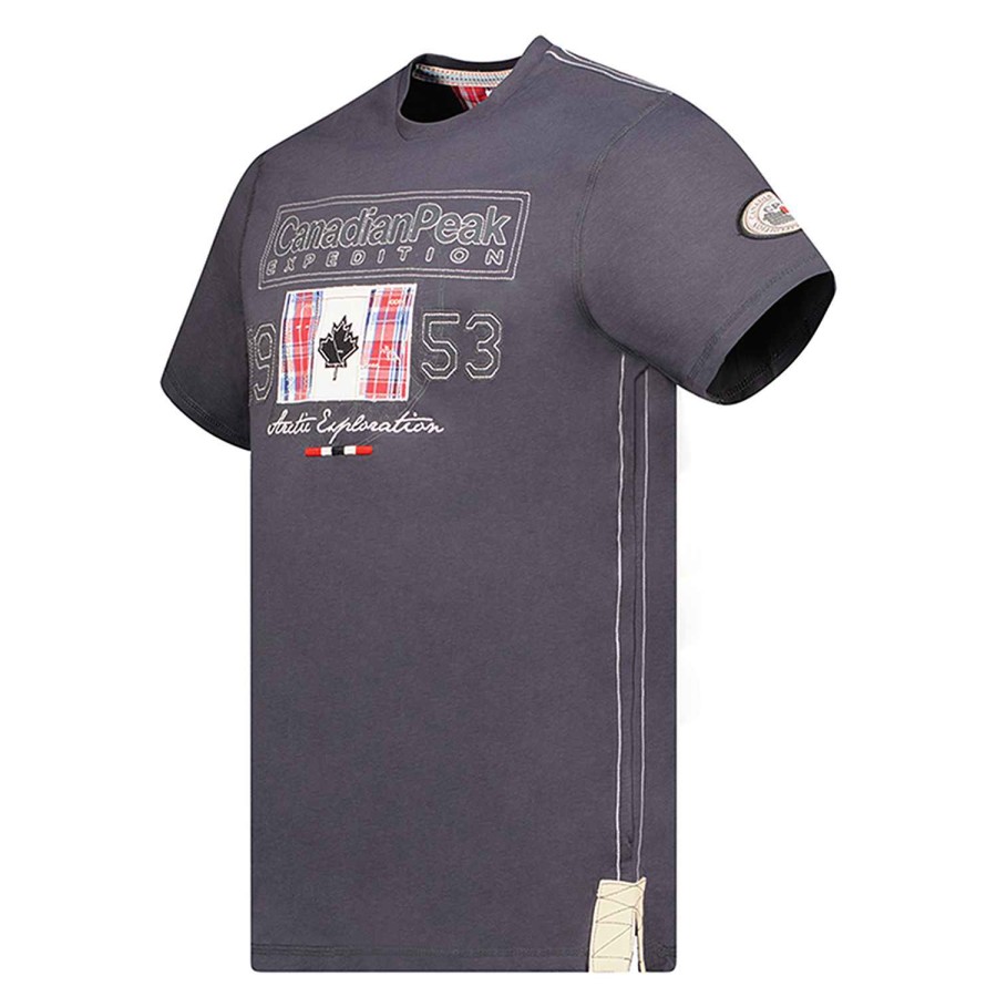 Homme Canadian Peak T-Shirt | Jolympieak Dgrey Rm Men 235