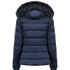 Femme Canadian Peak Parka | Biloveak Short Navy Rm Cp Lady 001