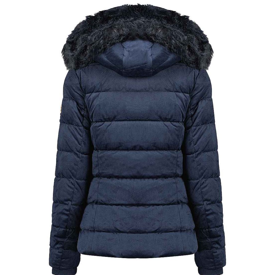 Femme Canadian Peak Parka | Biloveak Short Navy Rm Cp Lady 001