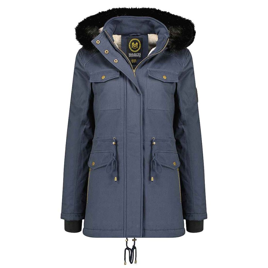 Femme Canadian Peak Parka | Celemai Navy Mt Lady 056