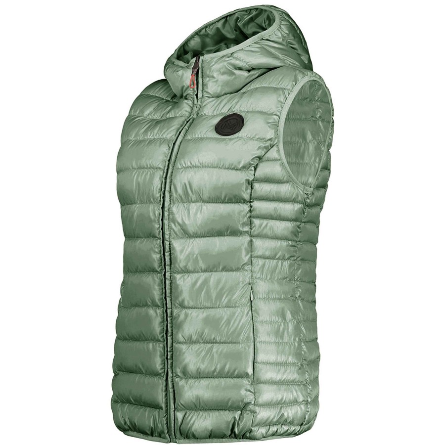 Femme Canadian Peak Gilet | Annemai Vest Hood Mt Almond Lady 096