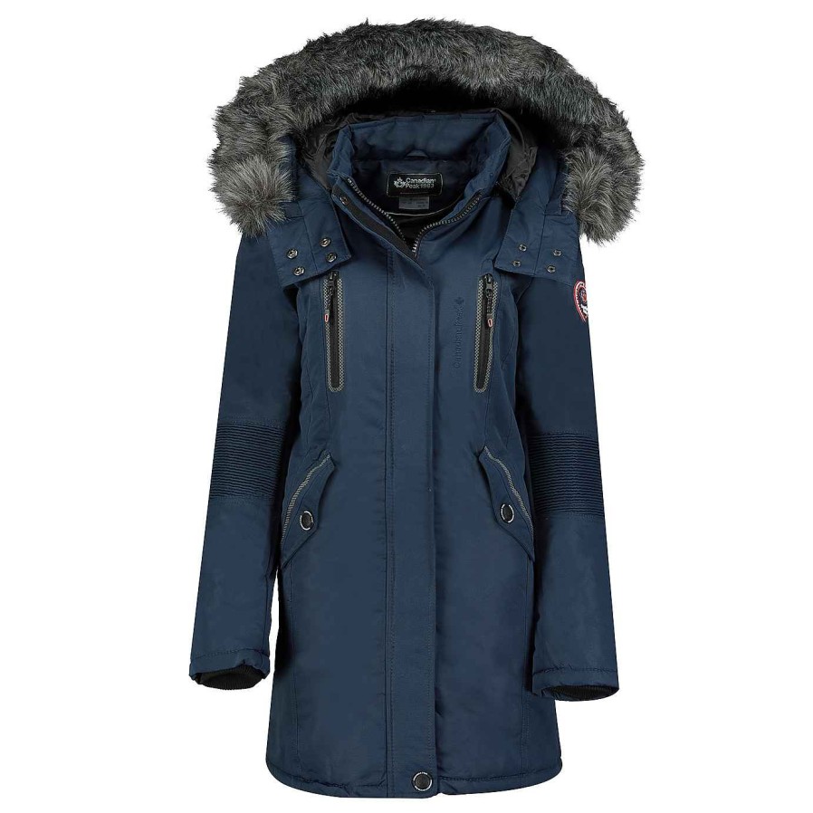 Femme Canadian Peak Parka | Camilly Navy Lady 070 Bs