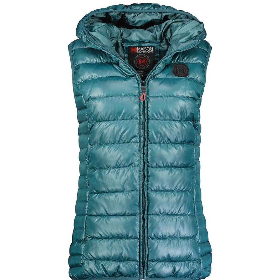 Femme Canadian Peak Gilet | Annemai Vest Hood Mt D-Forest Lady 096