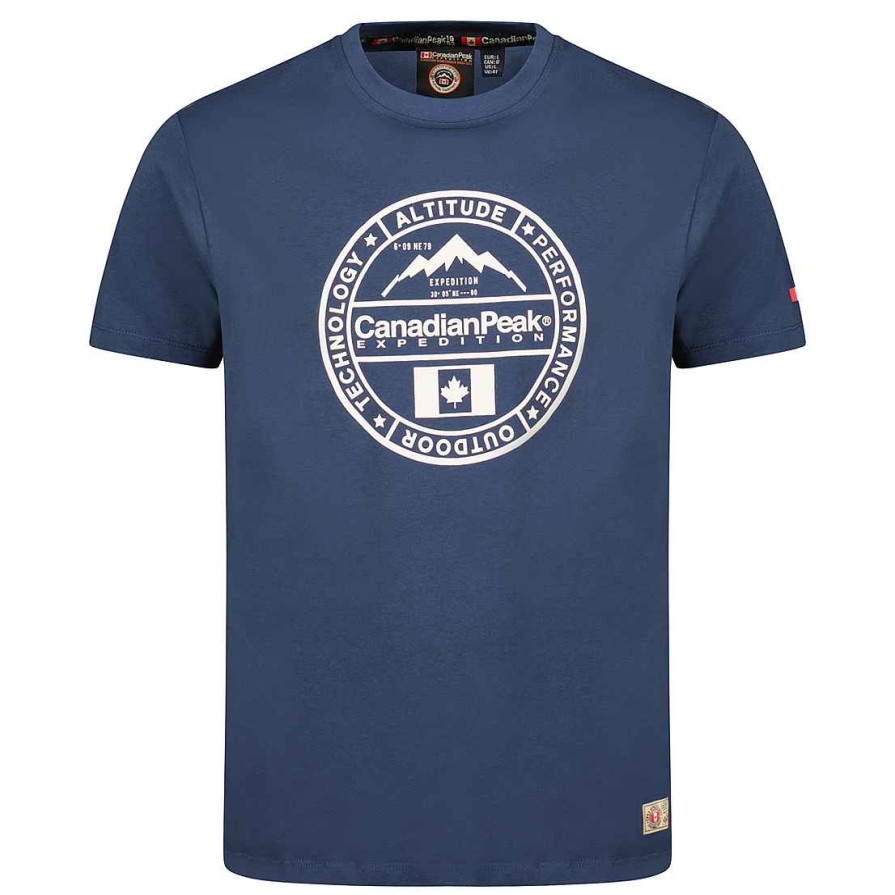 Homme Canadian Peak T-Shirt | Jacobeak Navy Rm Men 249