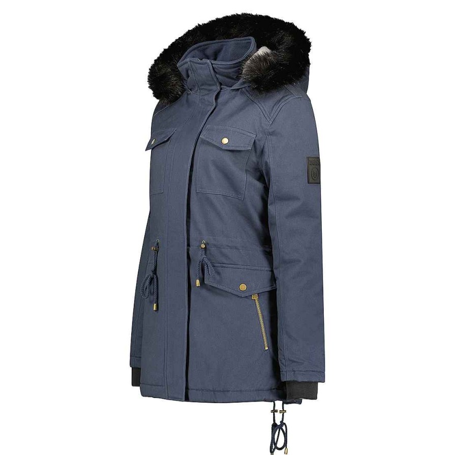 Femme Canadian Peak Parka | Celemai Navy Mt Lady 056