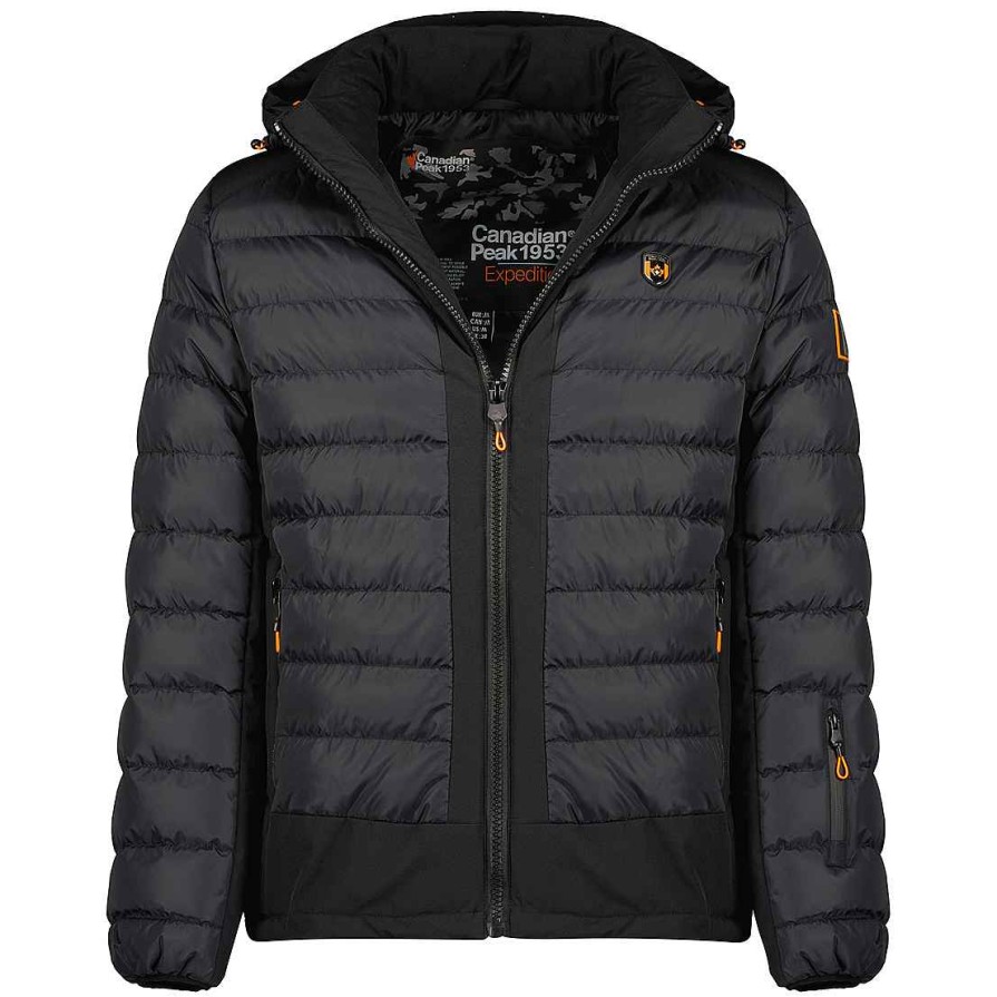 Homme Canadian Peak Blouson | Aurelieneak Rm Cp Black Men 005