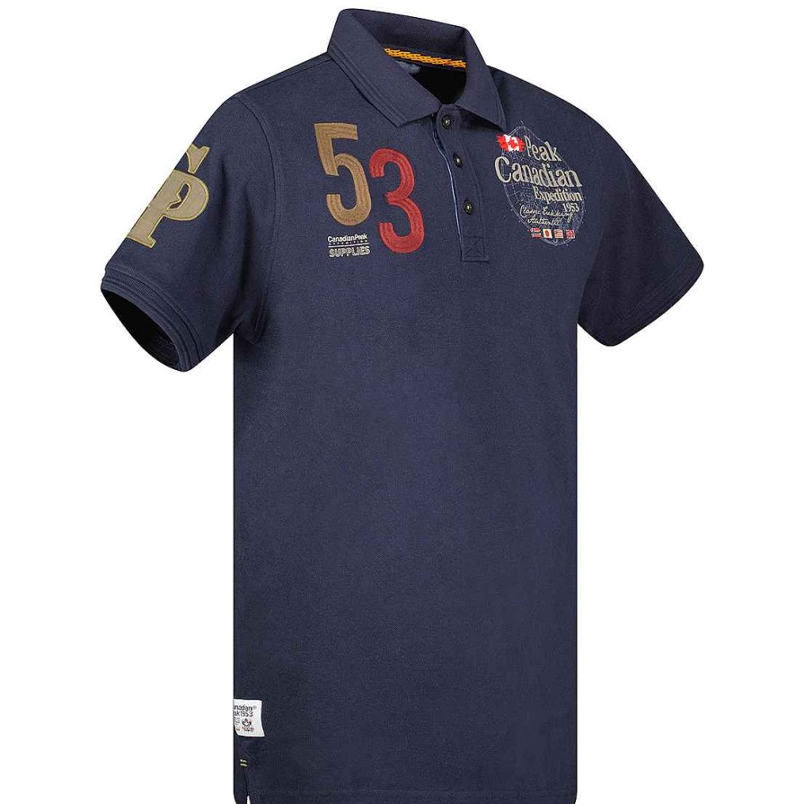 Homme Canadian Peak Polo | Kelaneak Navy Rm Men 419