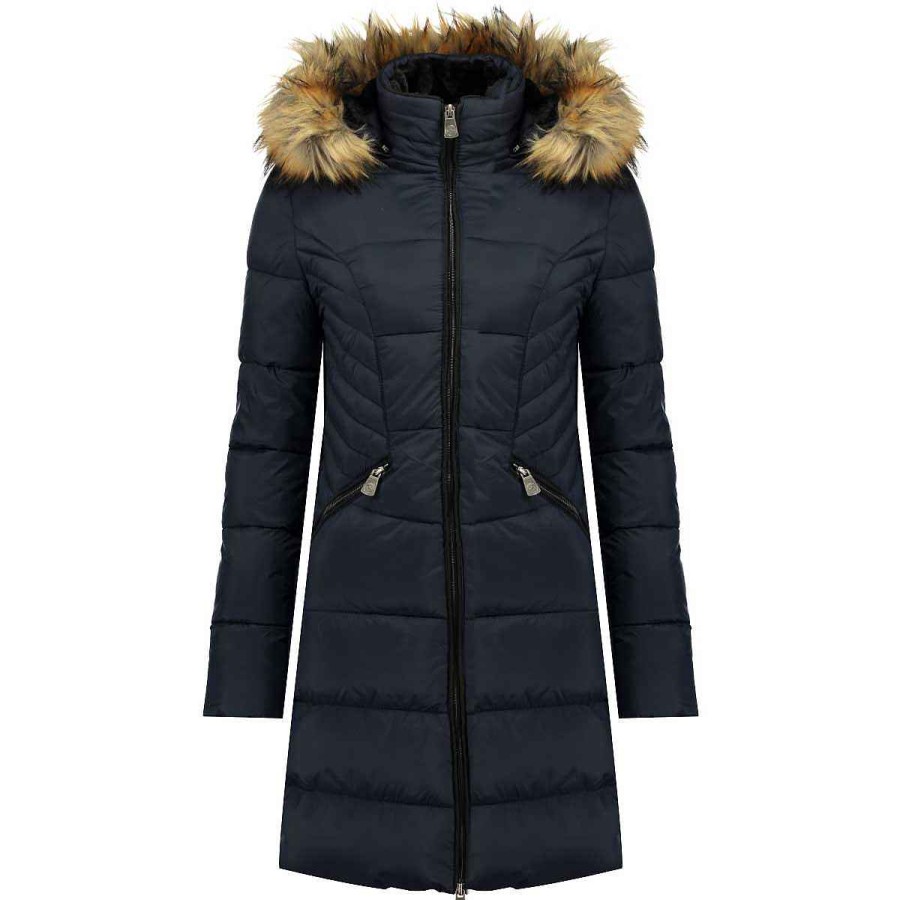 Femme Canadian Peak Parka | Akapeak Navy Cp Bs2 Rm Lady 001