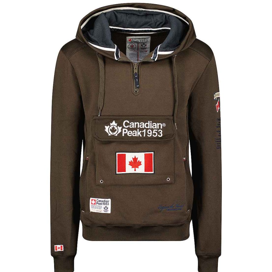 Homme Canadian Peak Transpirer | Galapagos Brown Cp Men 054 Pop