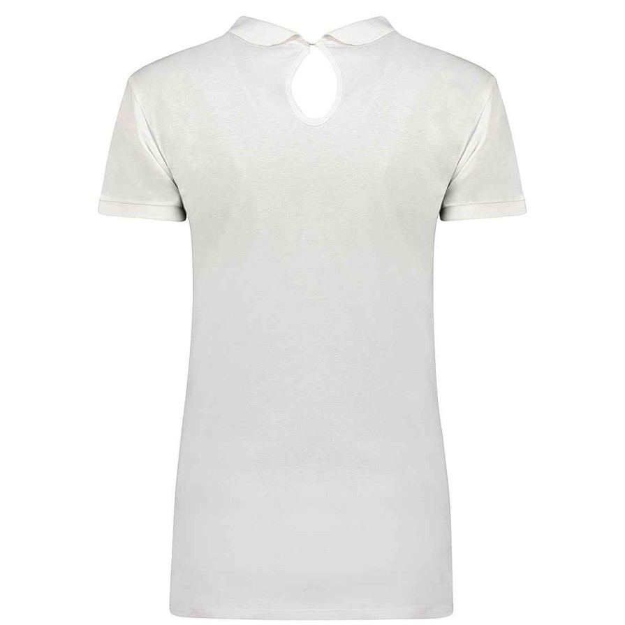 Femme Canadian Peak Polo | Koctaileak White Rm Lady 419