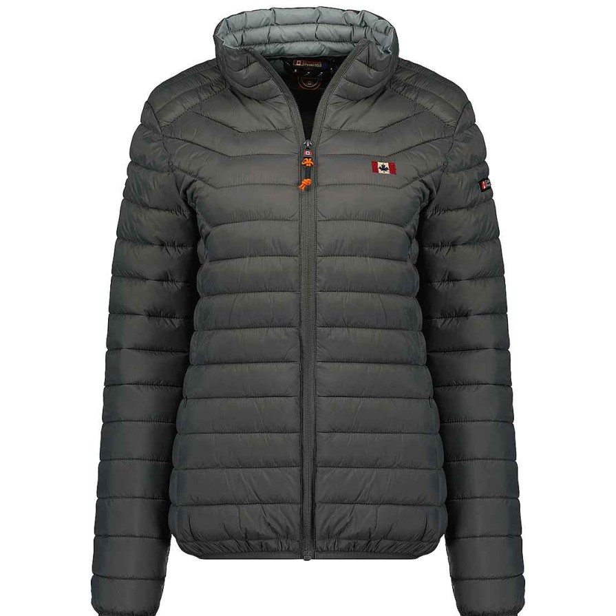 Femme Canadian Peak Blouson | Astonicheak Basic Grey Lady 054