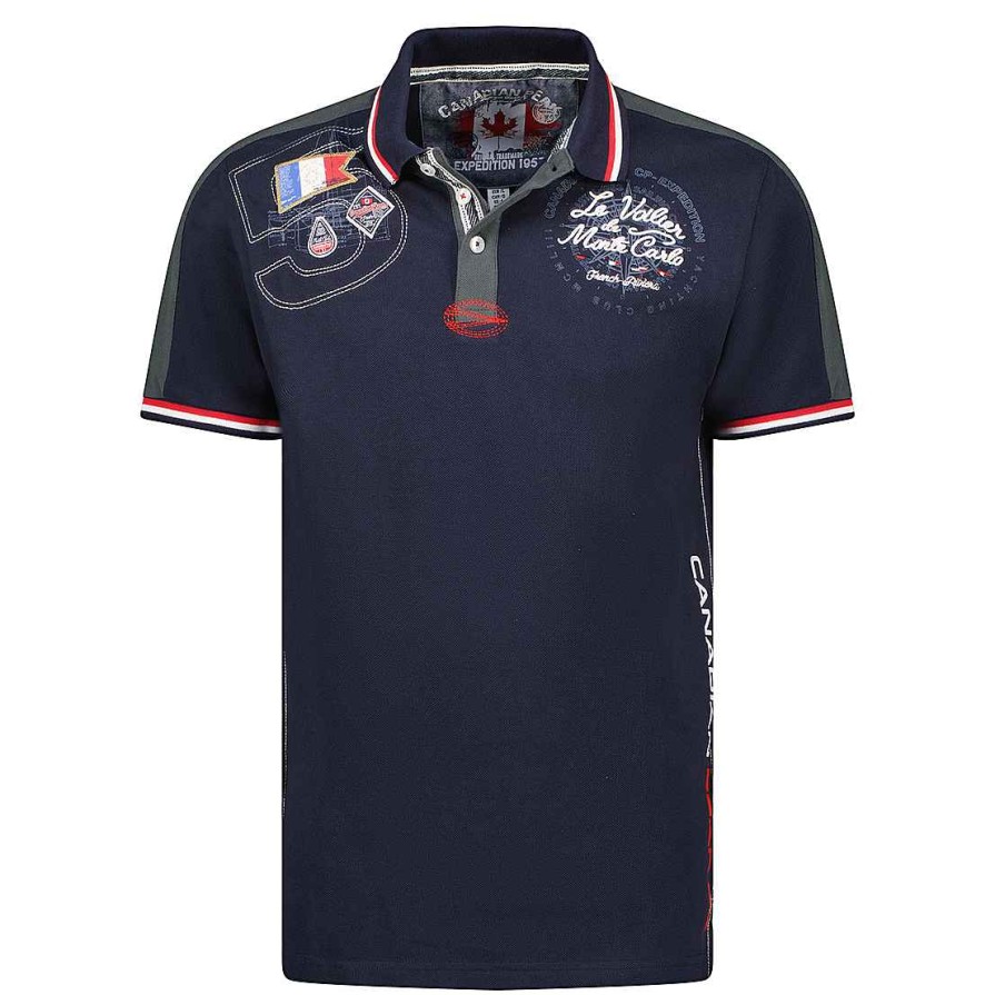 Homme Canadian Peak Polo | Kalvineak Navy Rm Men 254