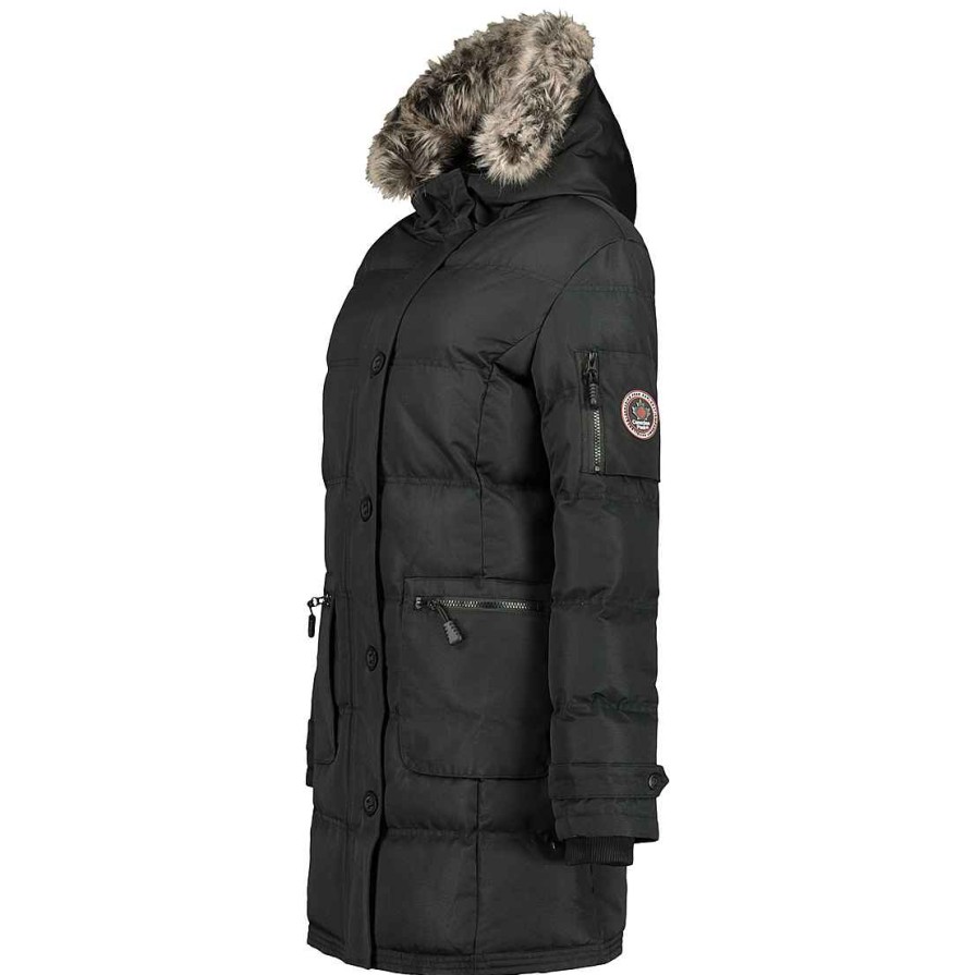 Fille Canadian Peak Parka | Axelus Black Girl 070