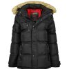 Femme Canadian Peak Parka | Bonamai Black Rm Lady 021