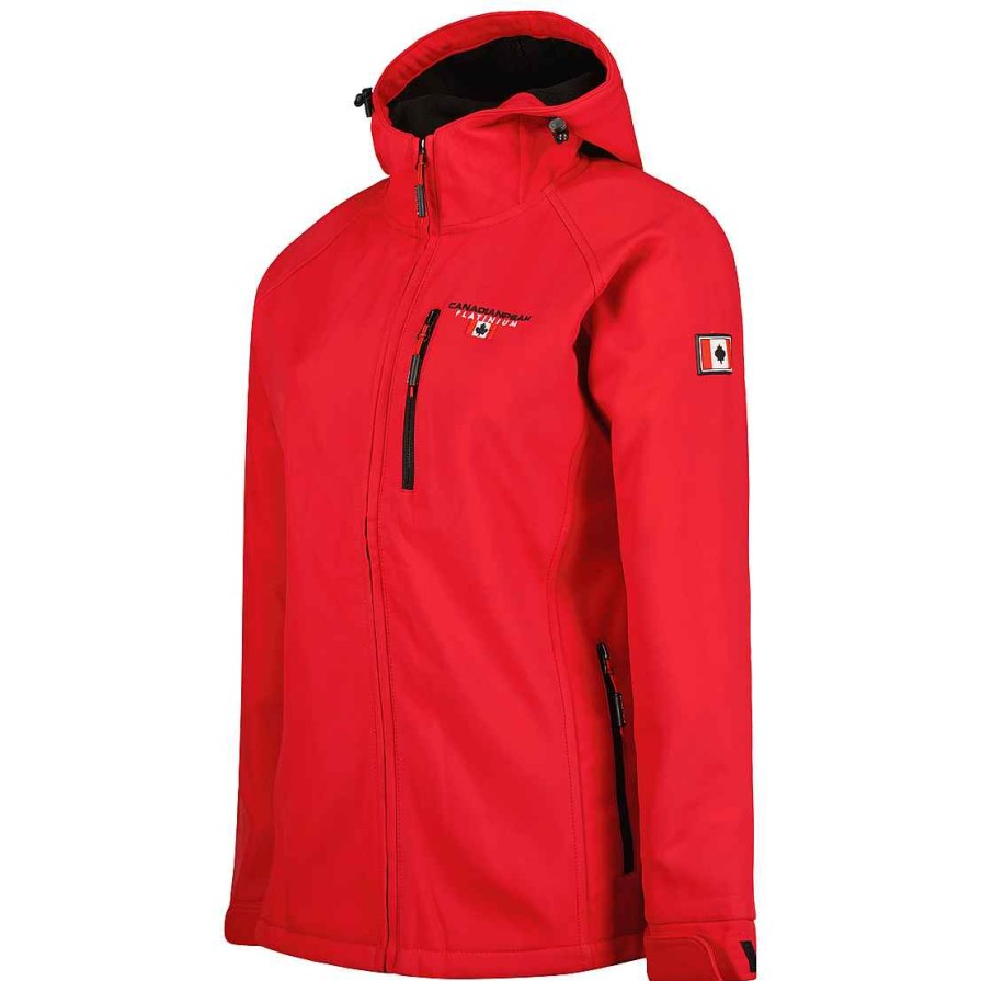 Femme Canadian Peak Coquille Souple | Tacereak Red Rm Lady 250