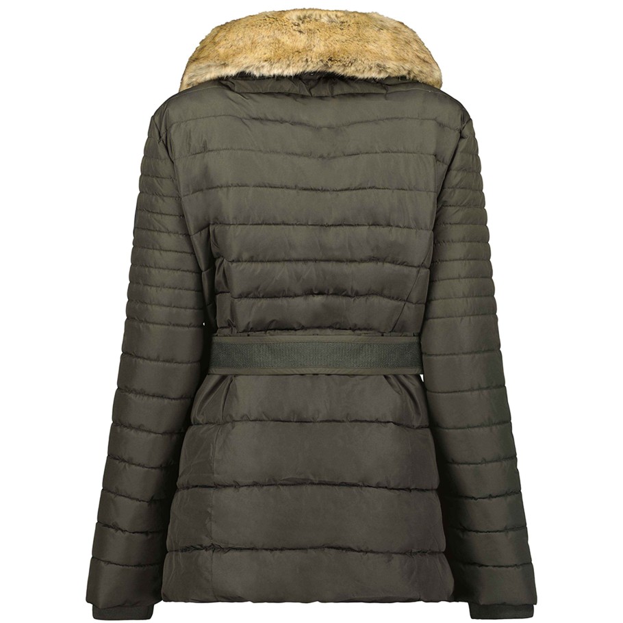 Femme Canadian Peak Parka | Belleneak Kaki Lady 001 Bs