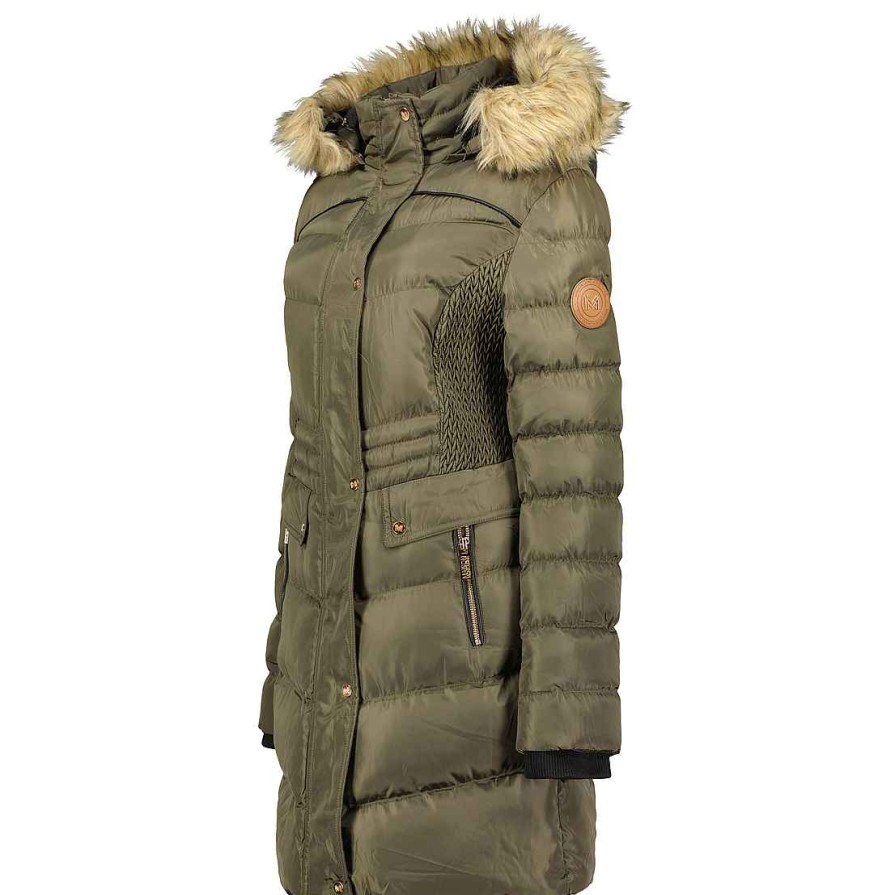 Femme Canadian Peak Parka | Badomai Long Kaki Rm Lady 054