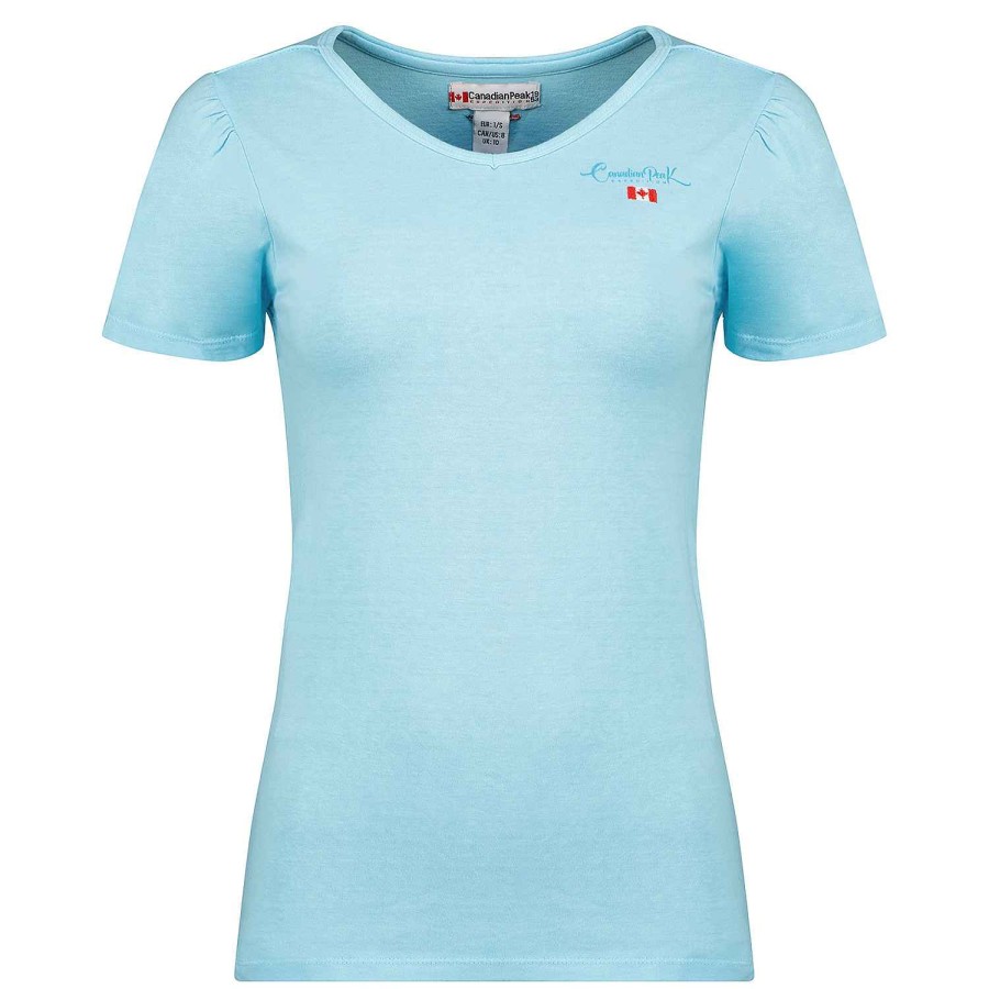 Femme Canadian Peak T-Shirt | Jelodieak Sky Blue Rm Lady 419