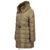 Femme Canadian Peak Parka | Diamentereak Long Taupe Cp Lady Bs 054