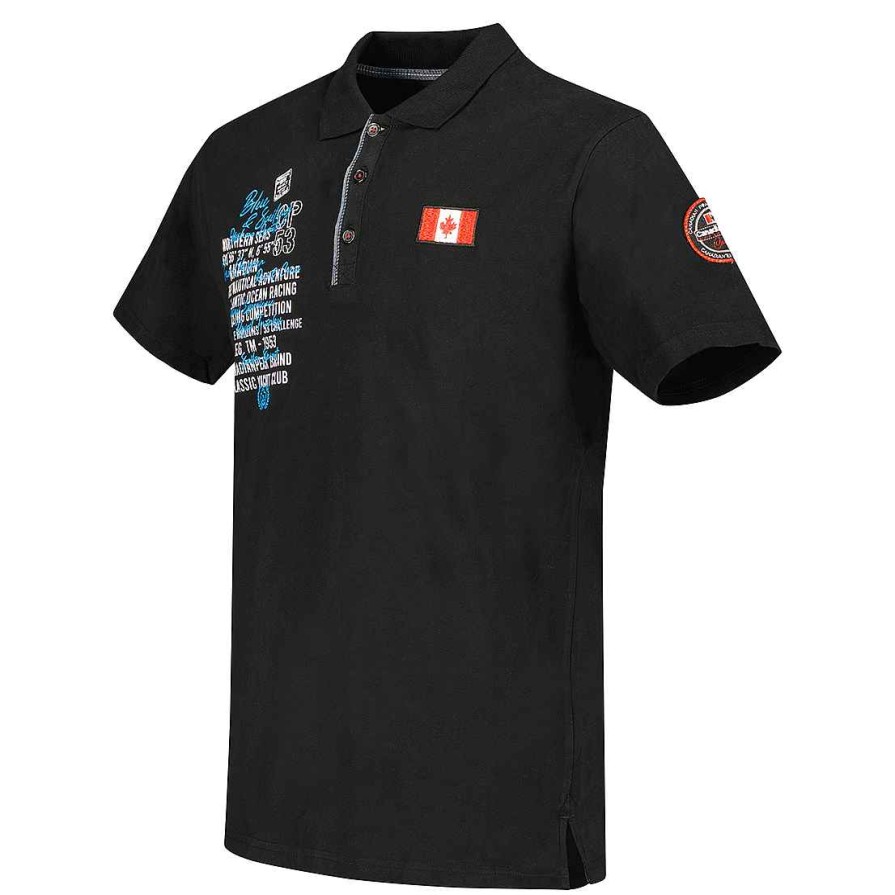 Homme Canadian Peak Polo | Kancreak Black Rm Men 254