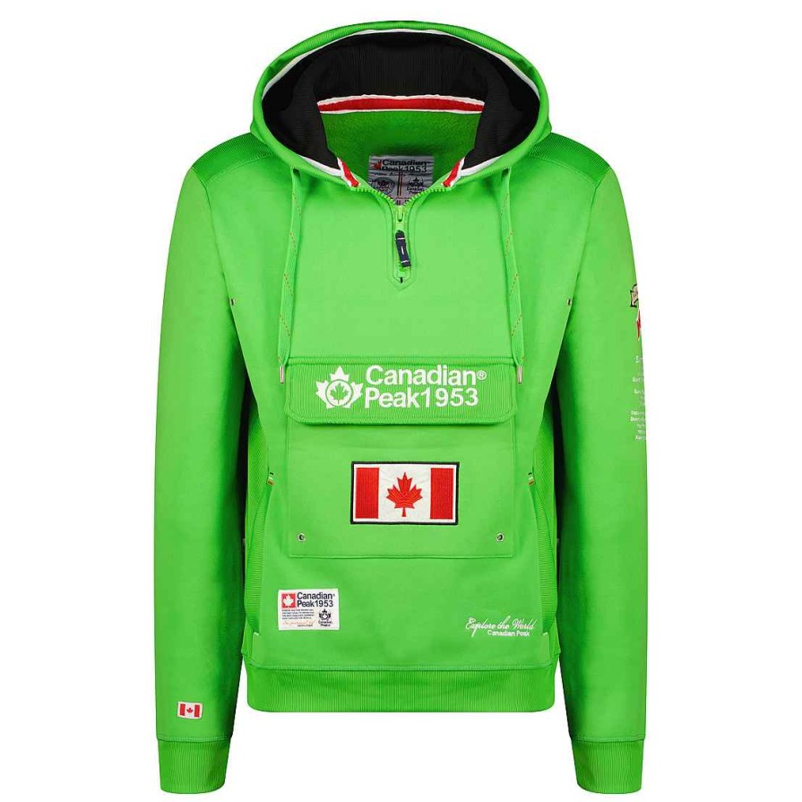 Homme Canadian Peak Transpirer | Galapagos Flash Green Cp Men 054 Pop