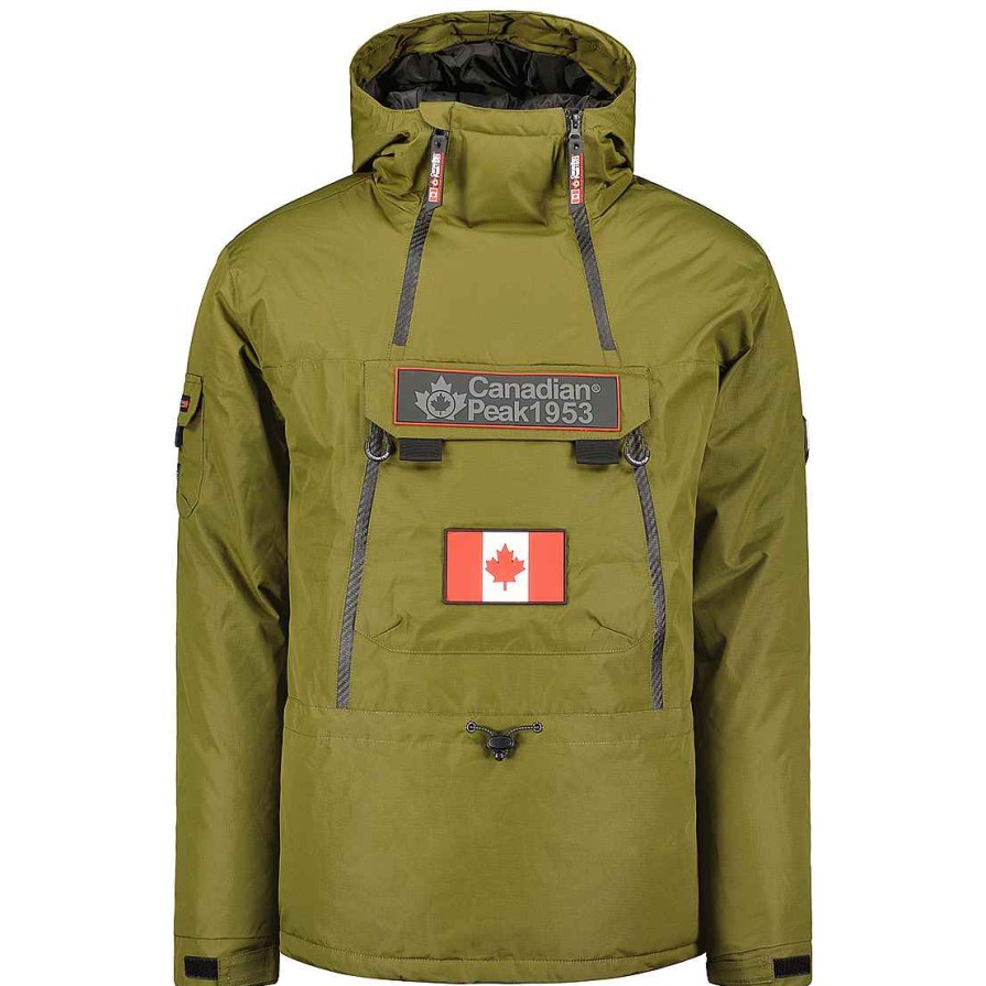 Homme Canadian Peak Parka | Benyamineak Kaki Rm Men 054