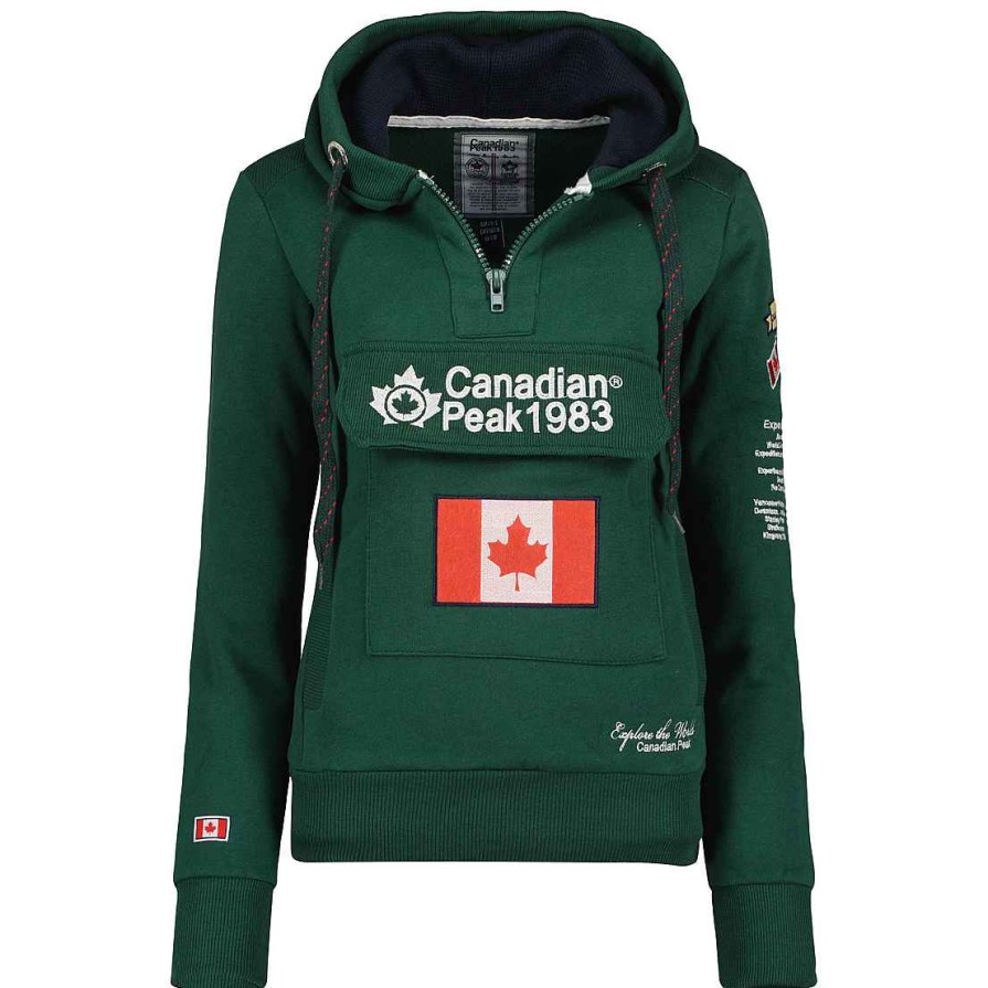 Femme Canadian Peak Transpirer | Gyrelle Vert Sapin Cp Lady 054 Pop