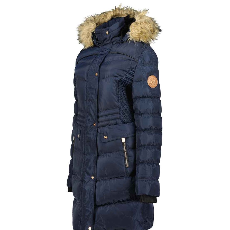 Femme Canadian Peak Parka | Badomai Long Navy Rm Lady 054