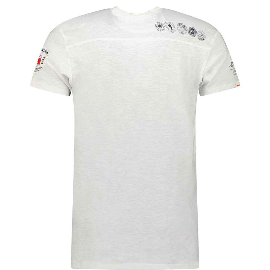 Homme Canadian Peak T-Shirt | Jimperableak White Rm Men 249