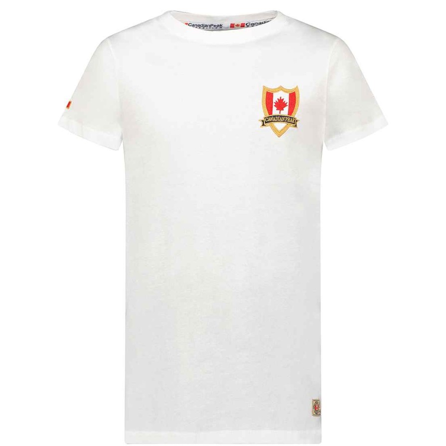 Homme Canadian Peak T-Shirt | Jeganteak White Rm Men 249