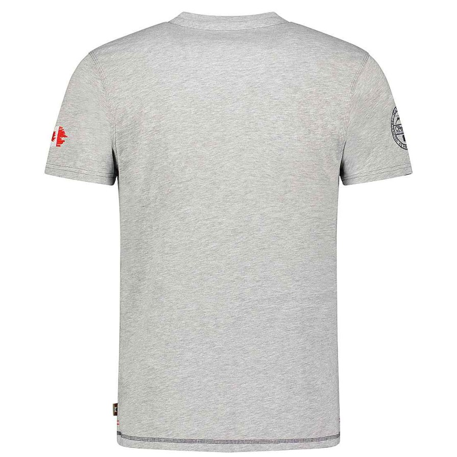 Homme Canadian Peak T-Shirt | Joukeak Bgrey Rm Men 254