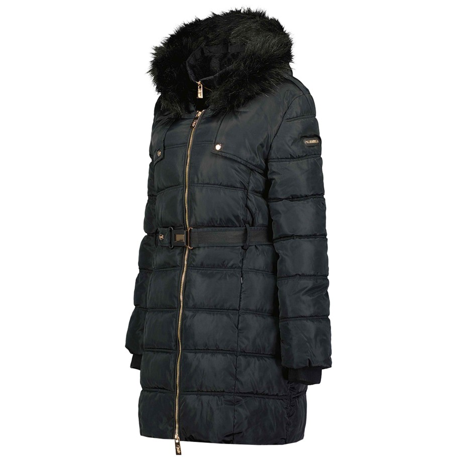 Femme Canadian Peak Parka | Diamentereak Long Cp Black Bs Lady 054