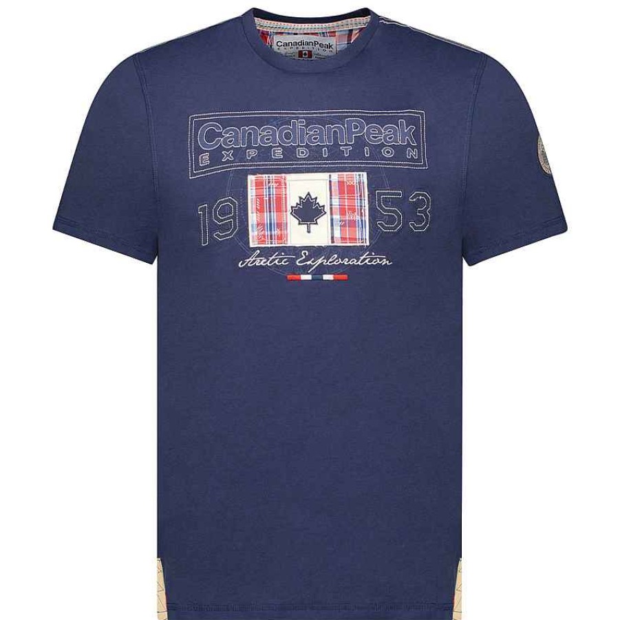 Homme Canadian Peak T-Shirt | Jolympieak Navy Rm Men 235