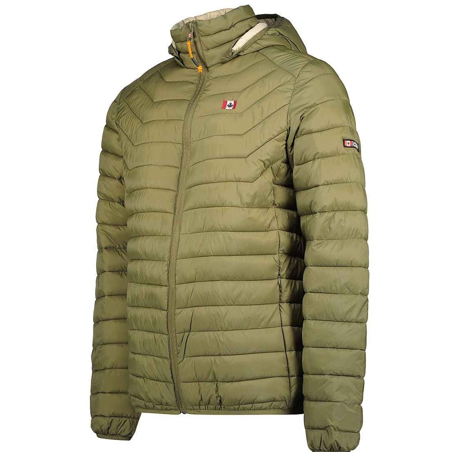 Homme Canadian Peak Blouson | Astoneak Hood Kaki Men 054