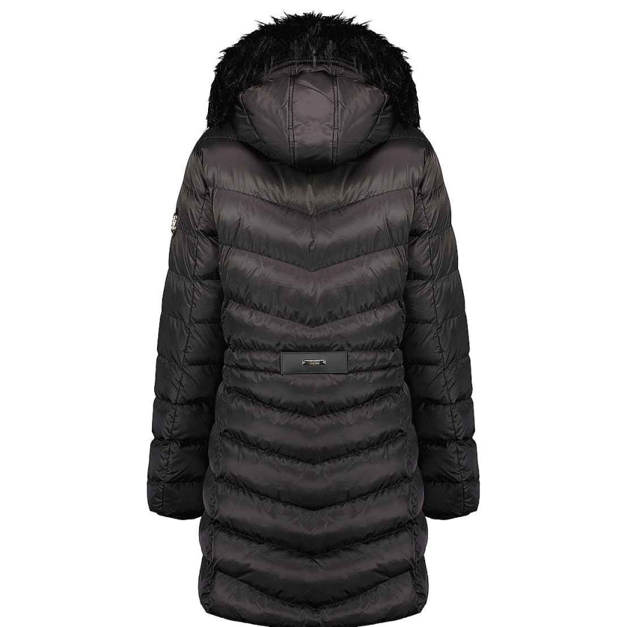 Femme Canadian Peak Parka | Civileak Black Lady 070