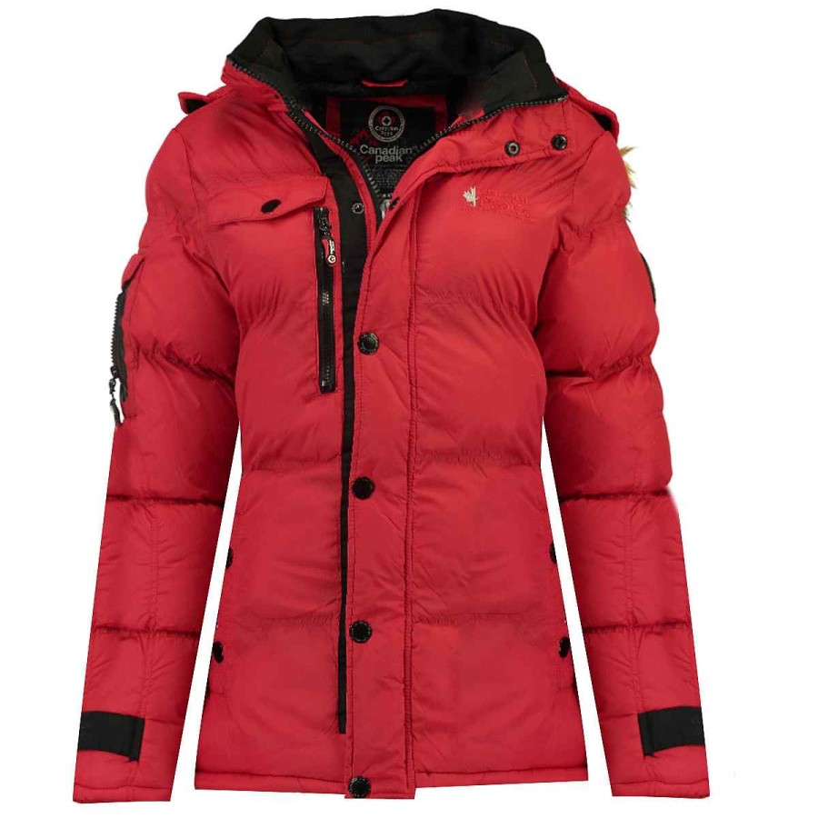 Femme Canadian Peak Parka | Bukka Red Cp Rm Lady 021