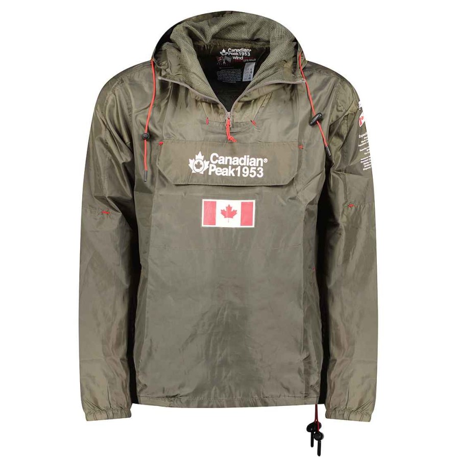 Homme Canadian Peak Veste De Printemps | Butaneak Kaki Rm Men 244