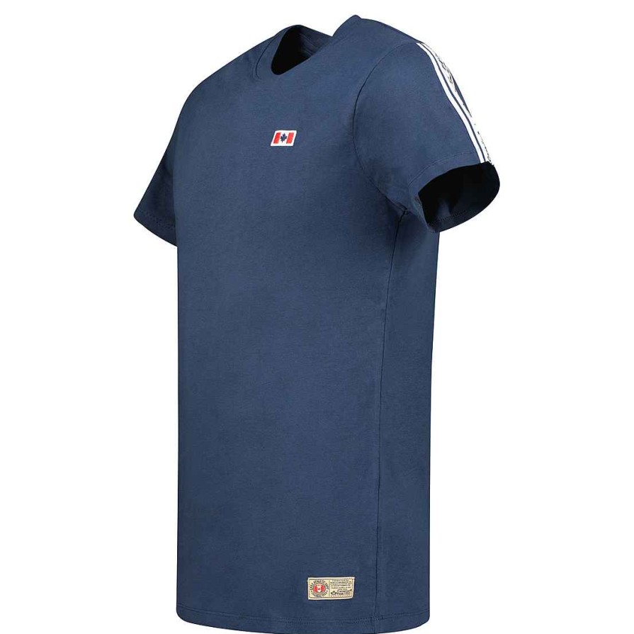 Homme Canadian Peak T-Shirt | Javengeak Navy Rm Men 249