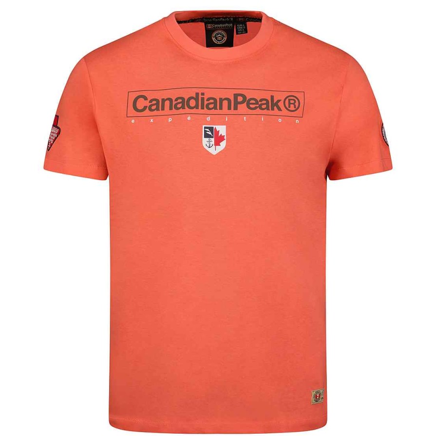 Homme Canadian Peak T-Shirt | Jotruneak Corail Rm Men 249