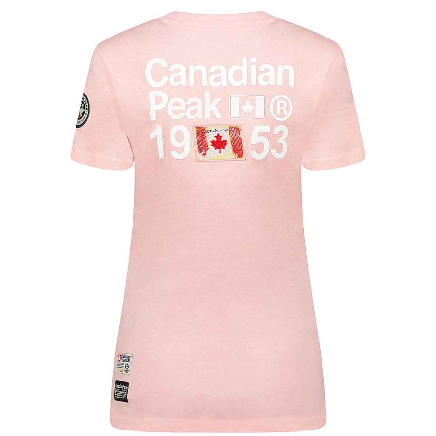 Femme Canadian Peak T-Shirt | Jarofeak Light Pink Lady Rm 235