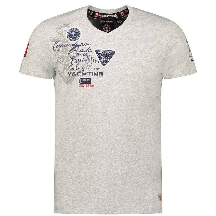 Homme Canadian Peak T-Shirt | Jademoreak Bgrey Rm Men 235