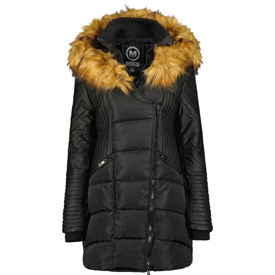 Femme Canadian Peak Parka | Ausmai Black Lady Mt 068