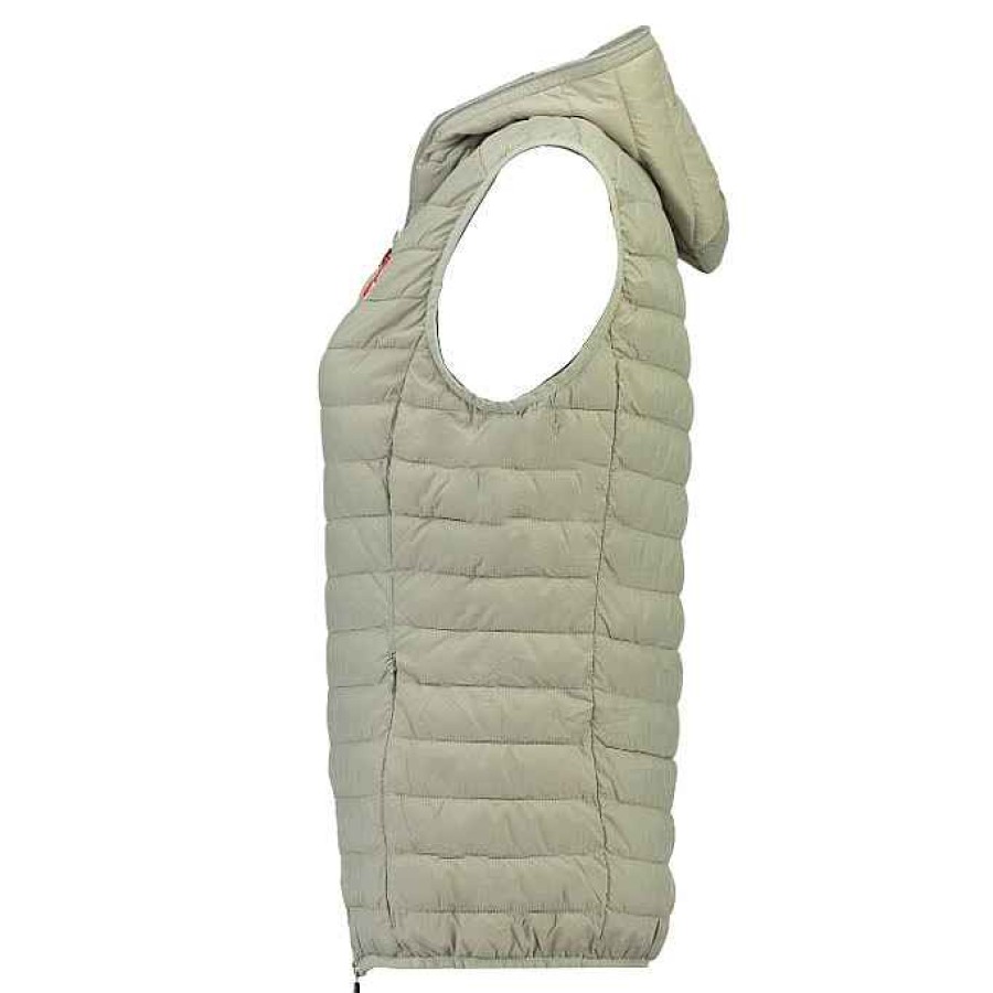 Femme Canadian Peak Gilet | Vamilay Hood L-Grey Lady 093