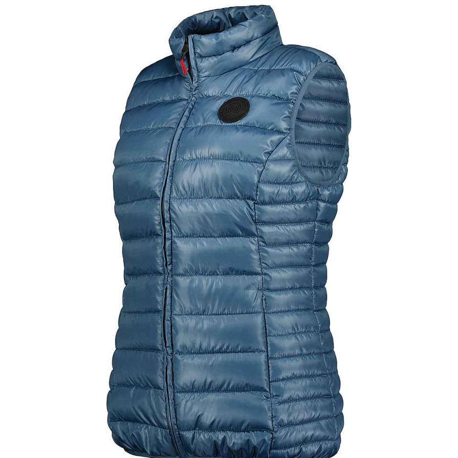 Femme Canadian Peak Gilet | Annemai Vest Basic Washed Blue Lady 096