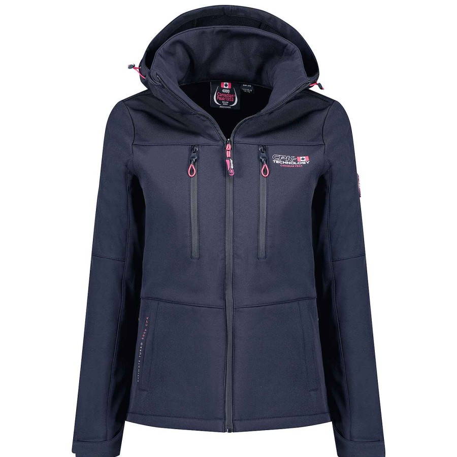 Femme Canadian Peak Coquille Souple | Timmexeak Navy Rm Lady 068