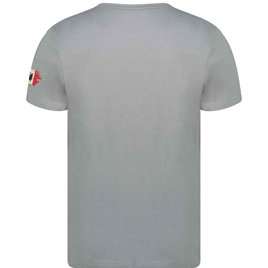 Homme Canadian Peak T-Shirt | Jermaniteak Grey Rm Men 207