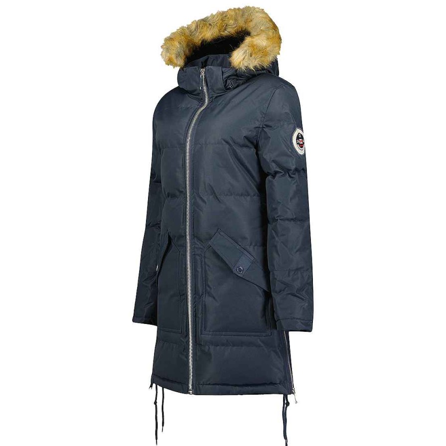 Femme Canadian Peak Parka | Canelleak Navy Bs Cp Lady 001