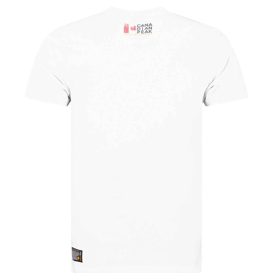 Homme Canadian Peak T-Shirt | Jiltord White Cp Rm Men 235