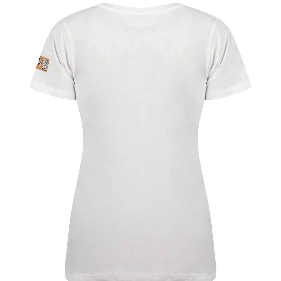 Femme Canadian Peak T-Shirt | Jolileak White Rm Lady 204