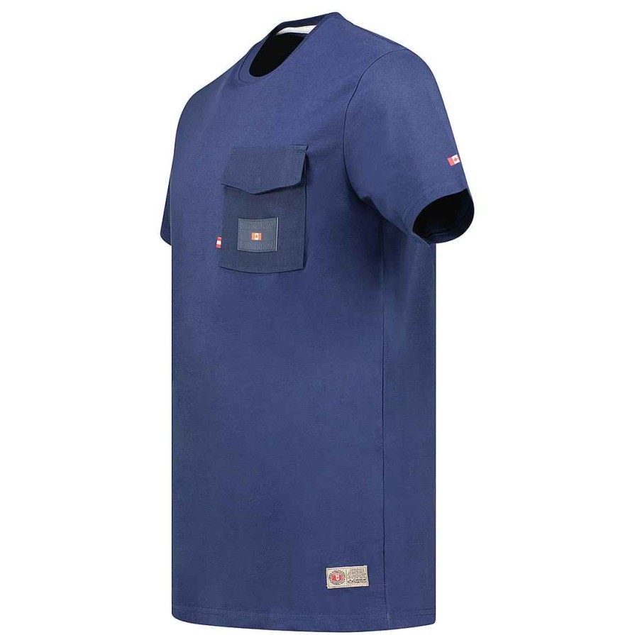 Homme Canadian Peak T-Shirt | Josseak Navy Rm Men 235